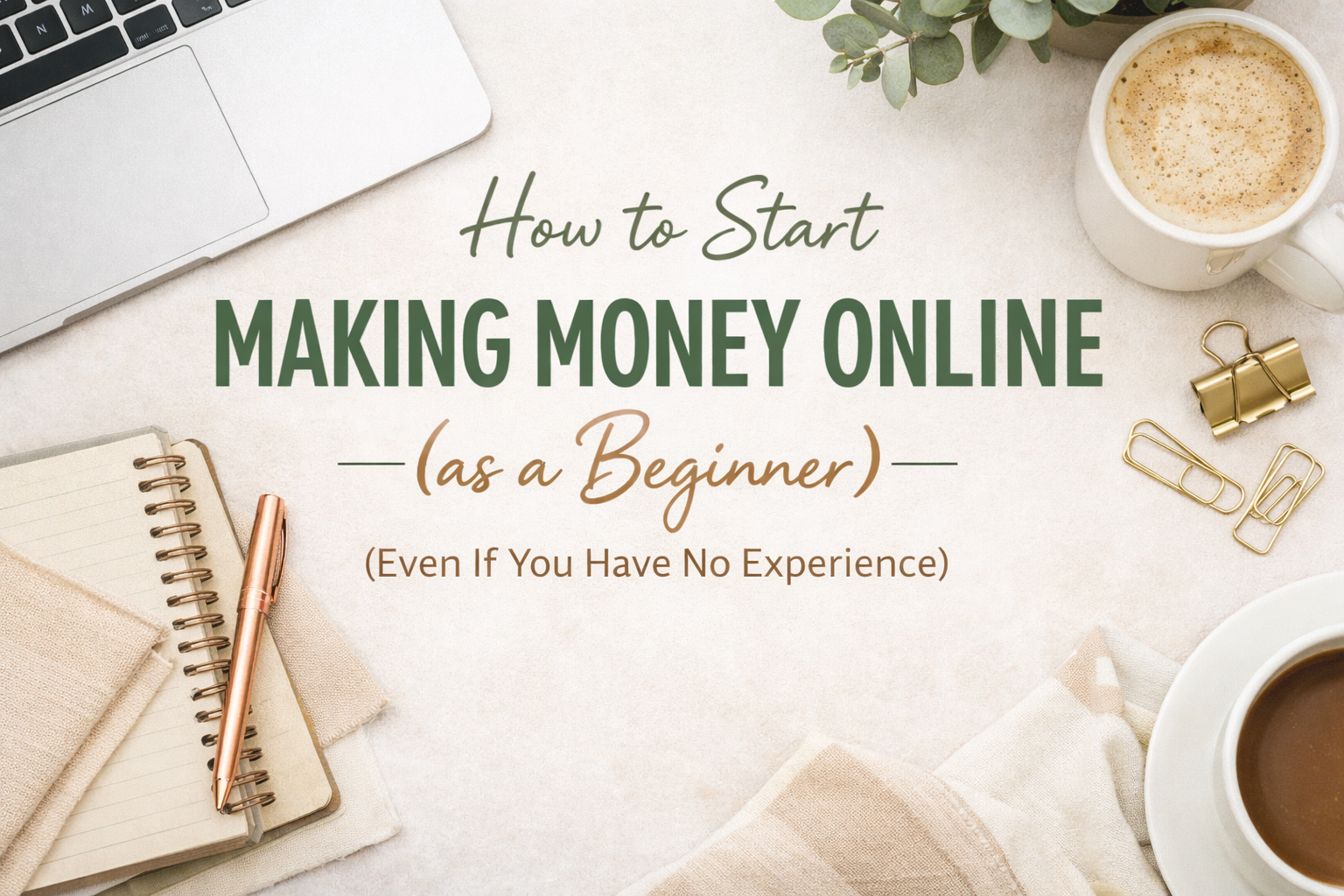 How to Start Making Money Online as a Beginner (Even If You Have No Experience)