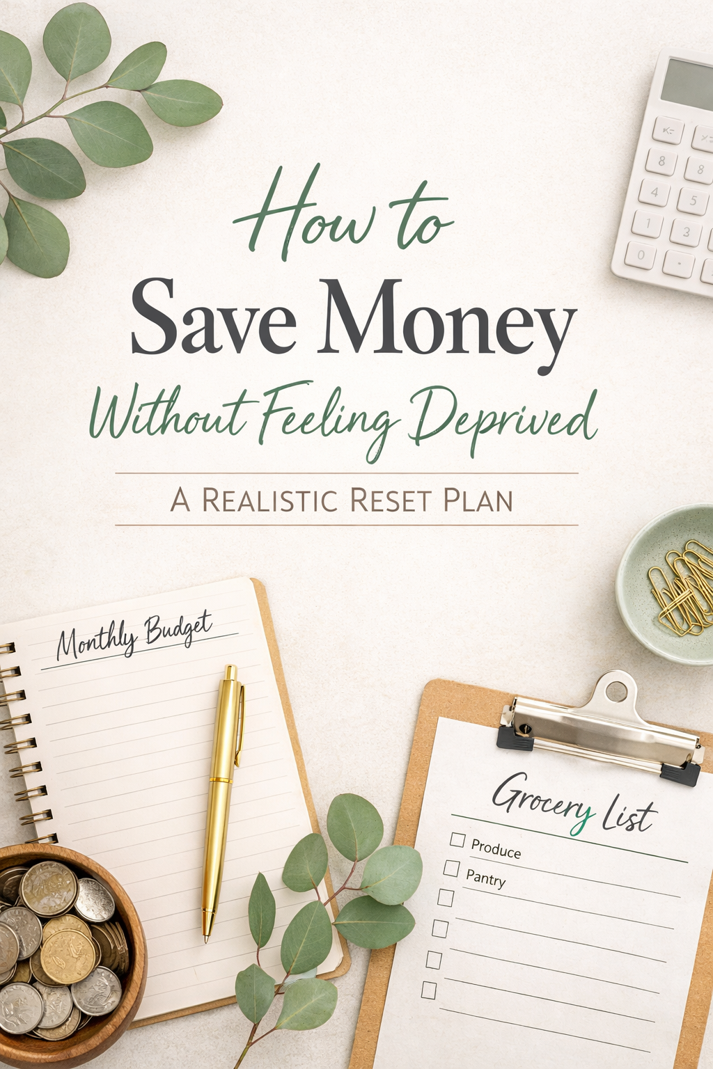 how to save money without feeling deprived realistic saving plan