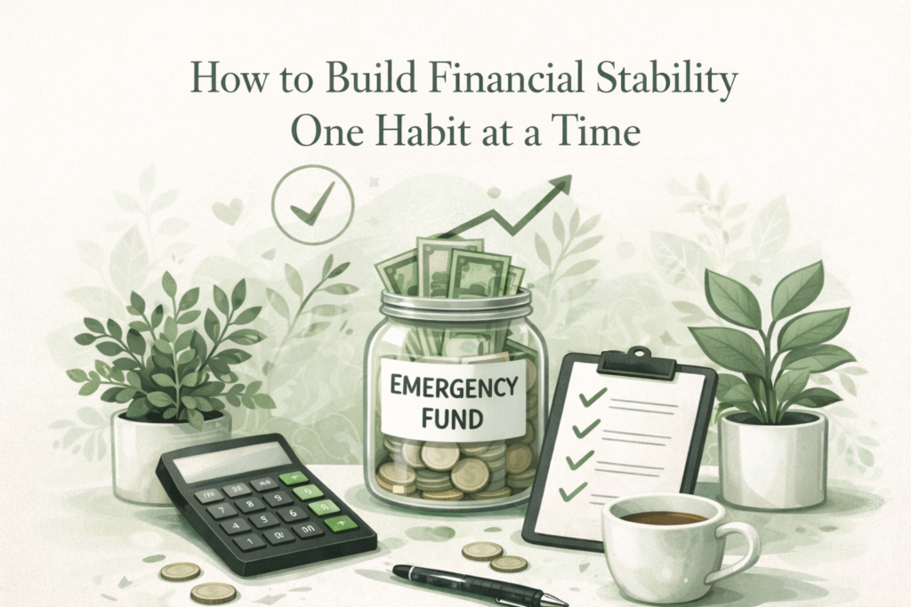financial stability habits for beginners emergency fund budgeting