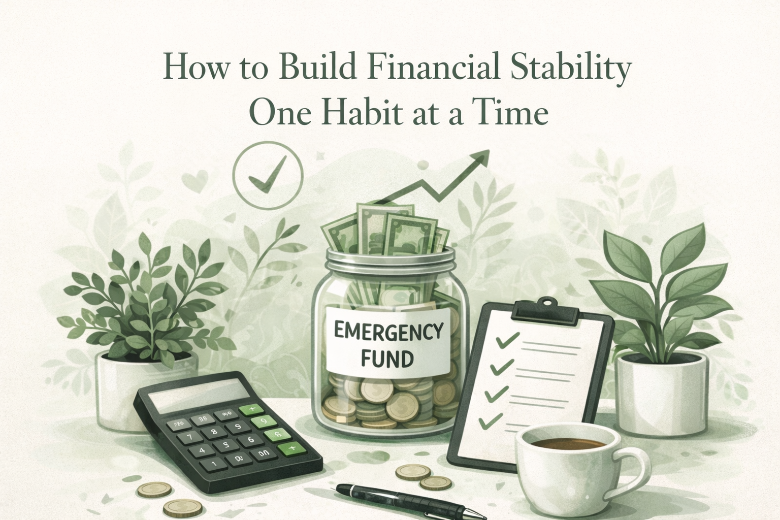 financial stability habits for beginners emergency fund budgeting